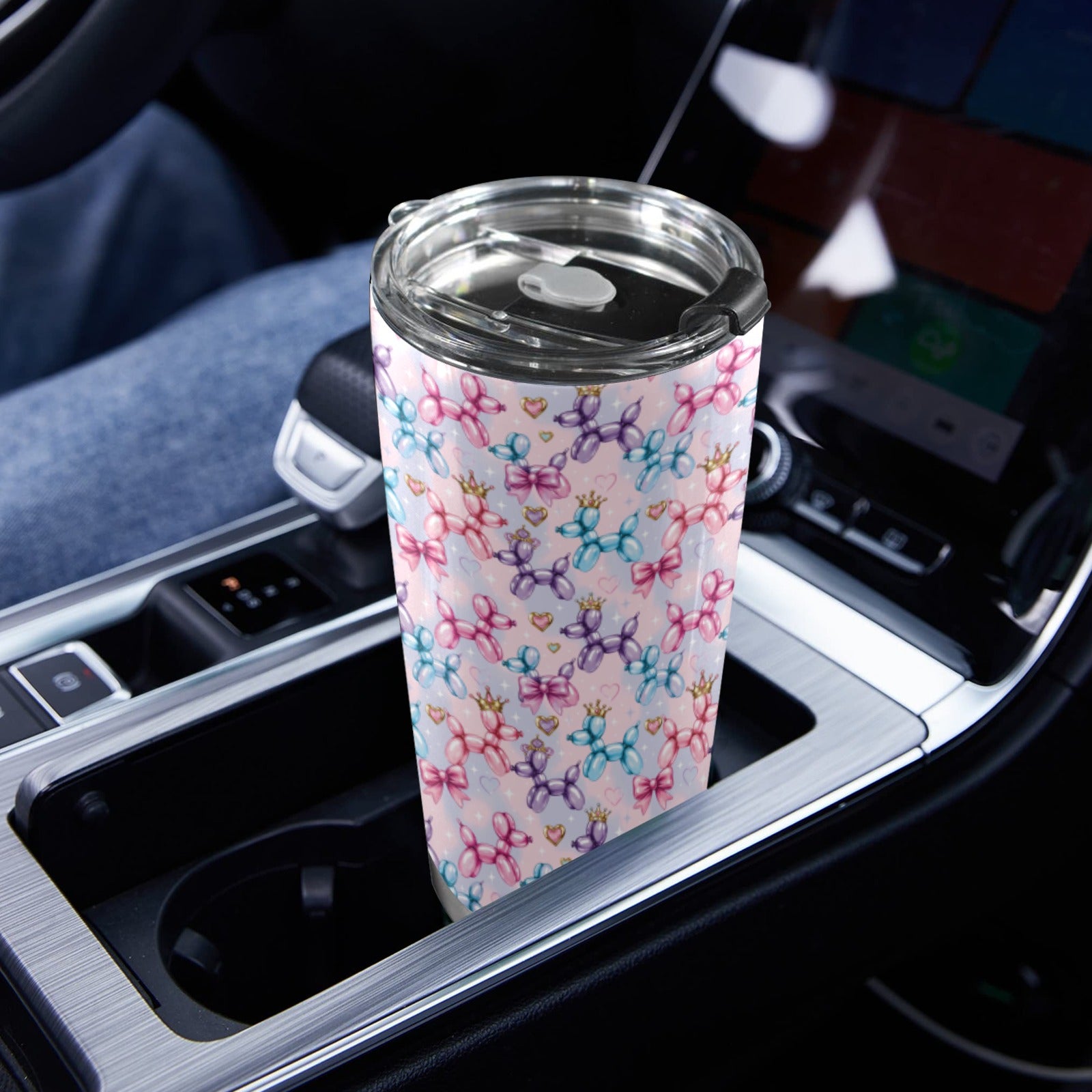 Perfectly Princess 20oz Stainless Steel Tumbler with Lid