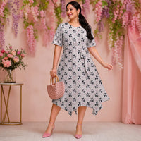 Bow Wow Relaxed Fit Belted Midi Dress