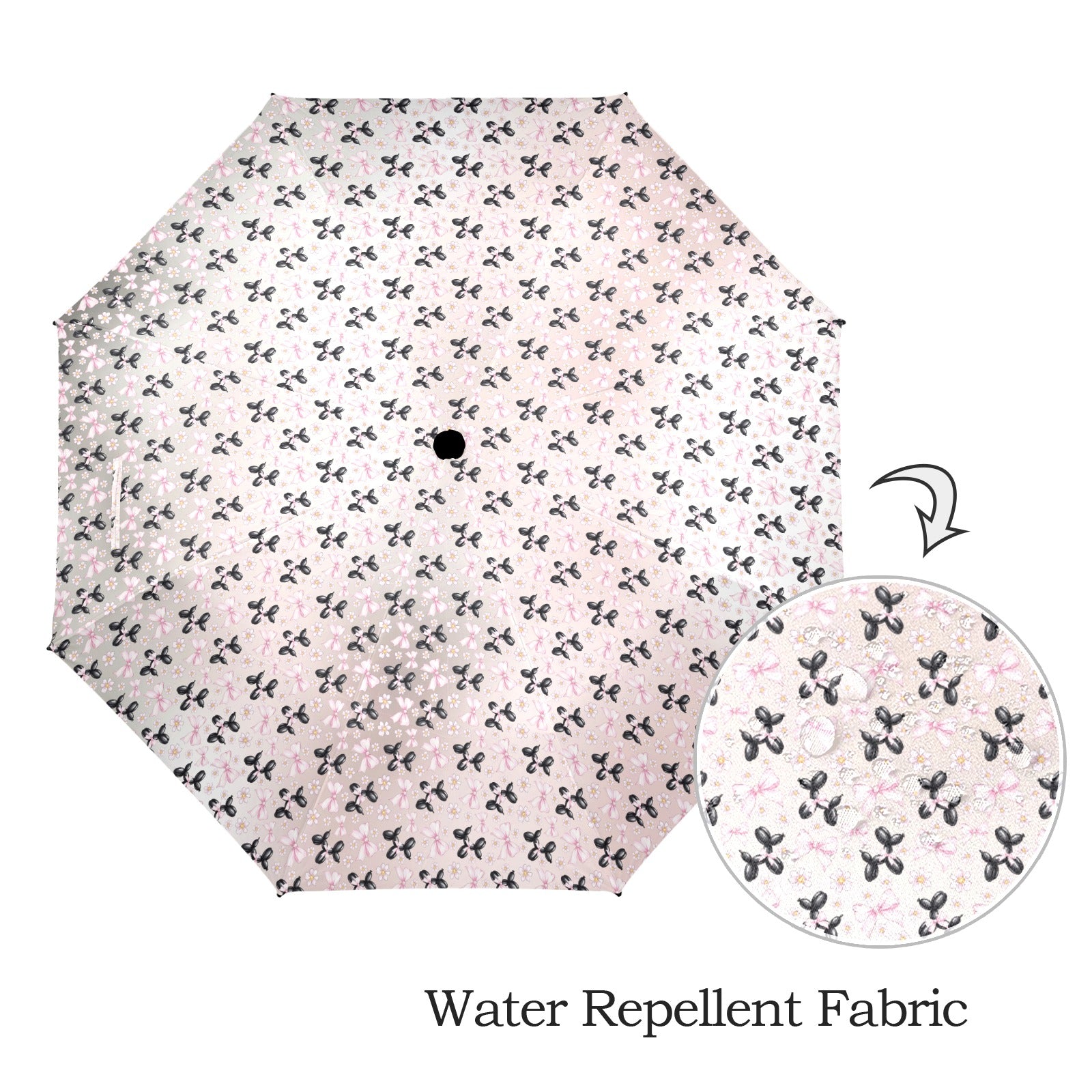 Bow Wow Semi-Automatic Foldable Umbrella