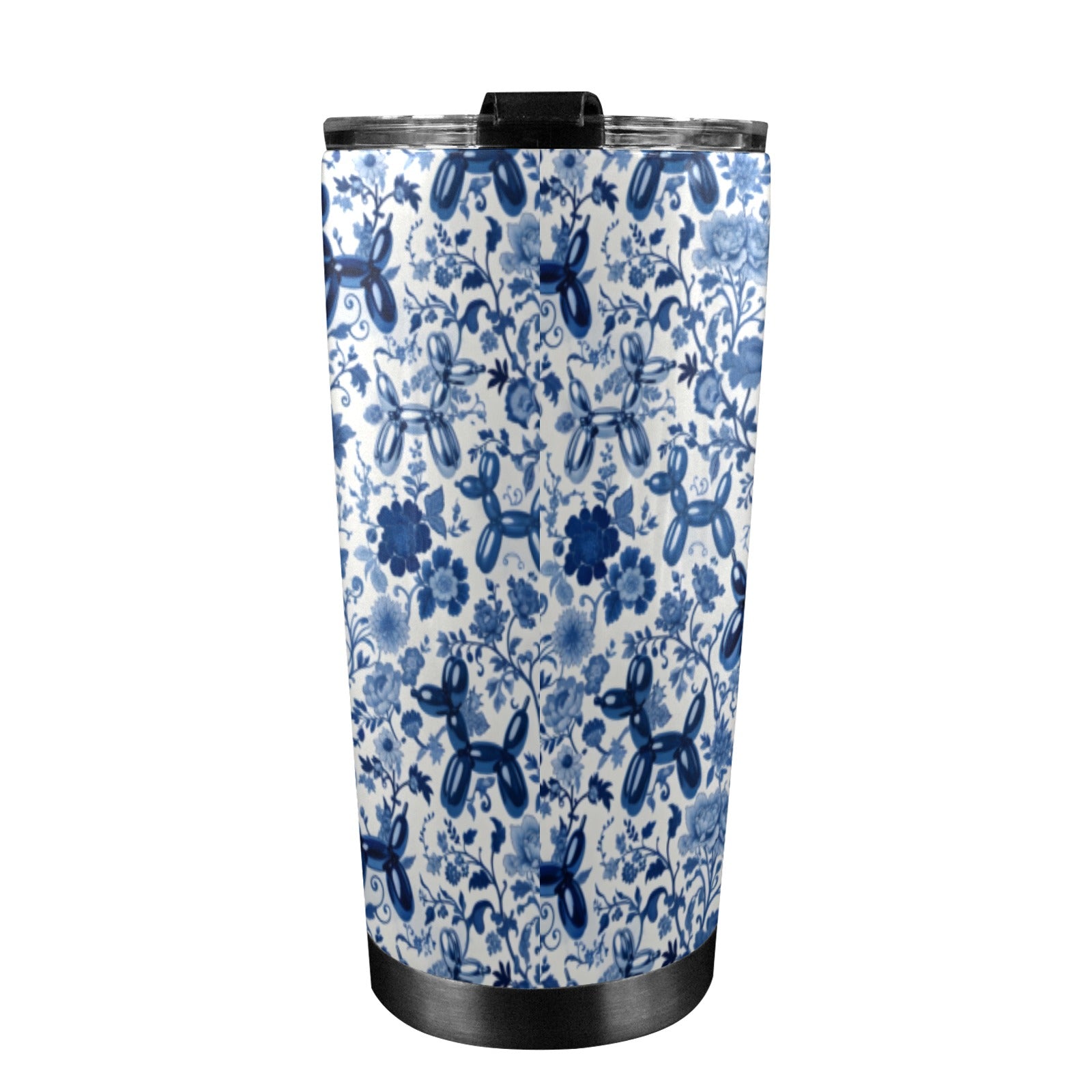 Porcelain Pups 20oz Stainless Steel Tumbler with Lid