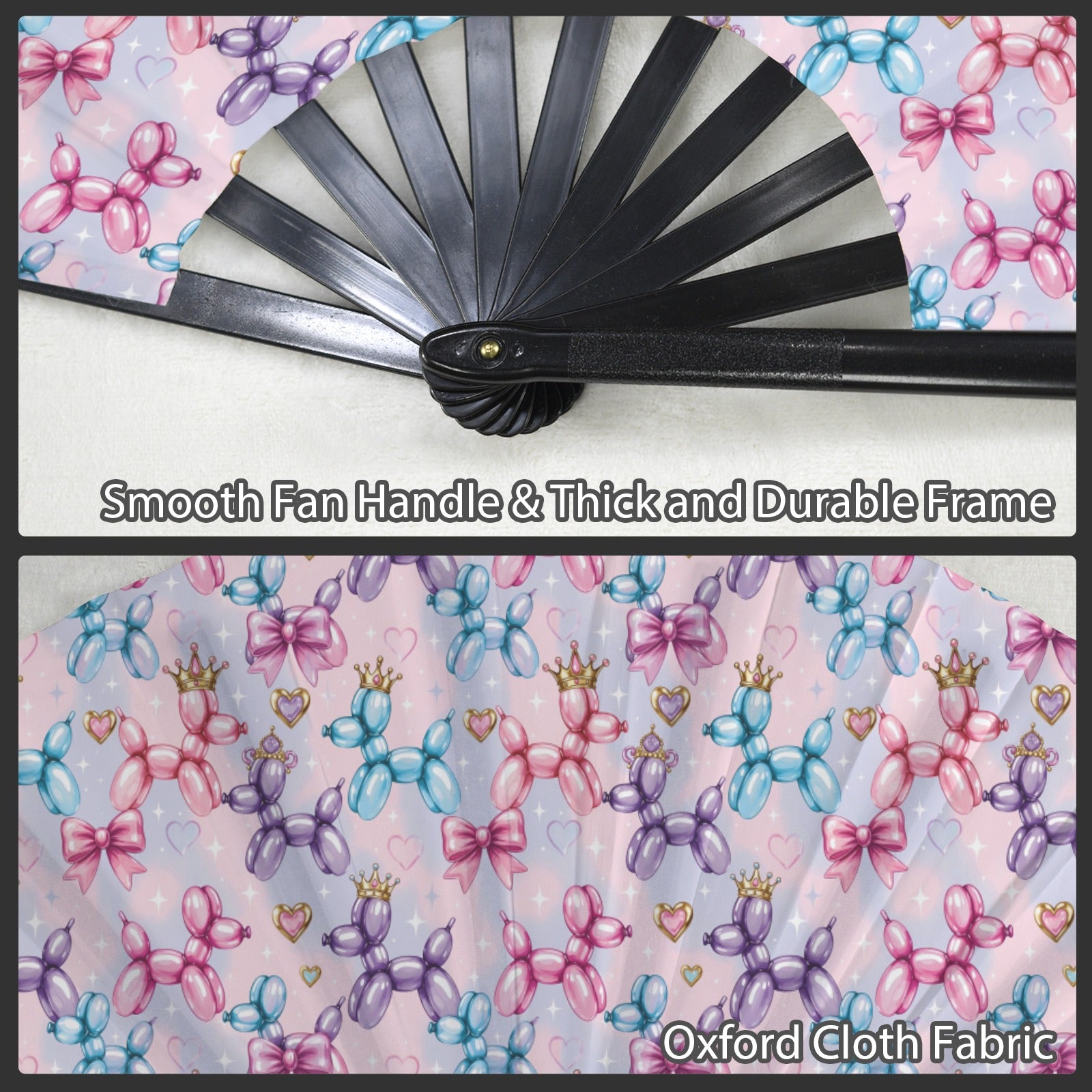 Perfectly Princess Folding Clack Fan