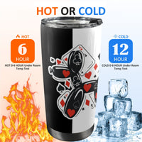 Balloon Magic 20oz Stainless Steel Tumbler with Lid