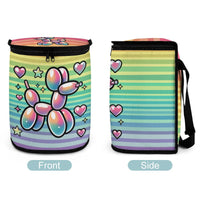 Retro Rainbow Scraps Bin