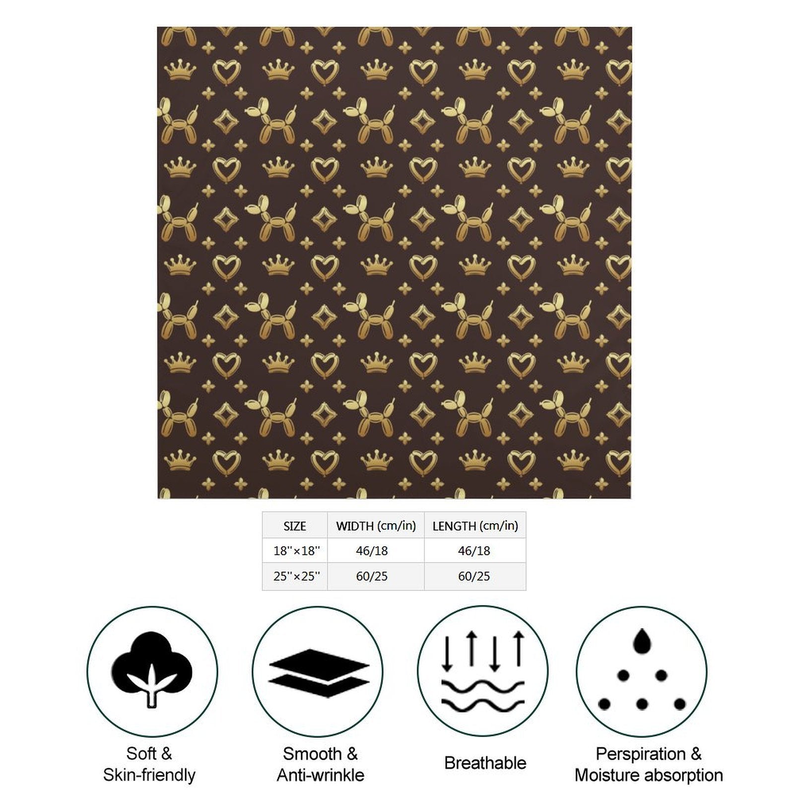 Decadent Dogs Silky Scarf