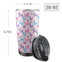 Perfectly Princess 20oz Stainless Steel Tumbler with Lid