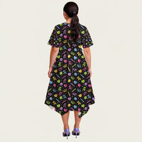 Twisterhood Relaxed Fit Belted Midi Dress