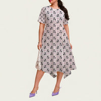 Bow Wow Relaxed Fit Belted Midi Dress