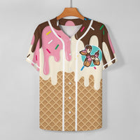 Drip Dog Men's Baseball Jersey