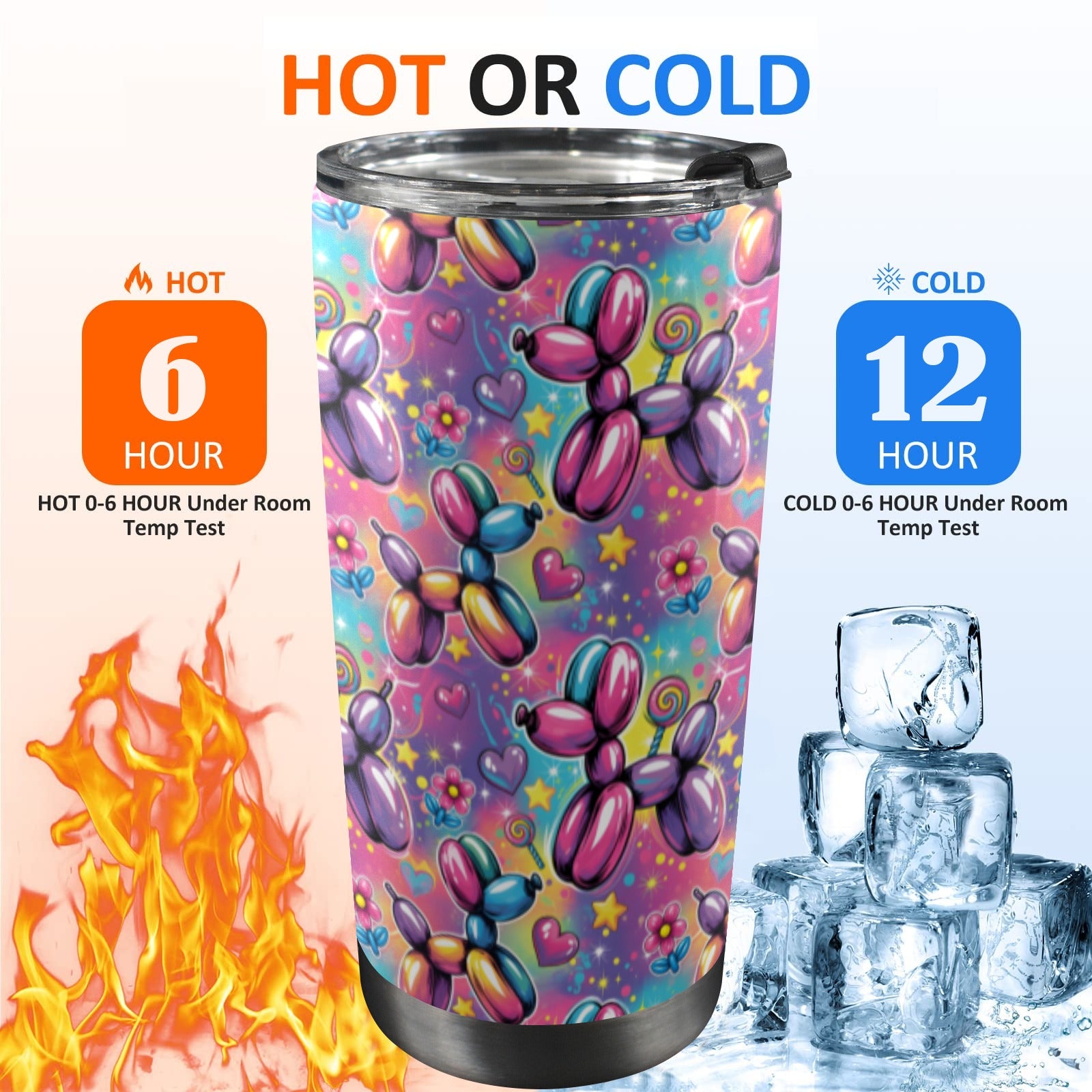 Sweet Dreams Dogs 20oz Stainless Steel Tumbler with Lid