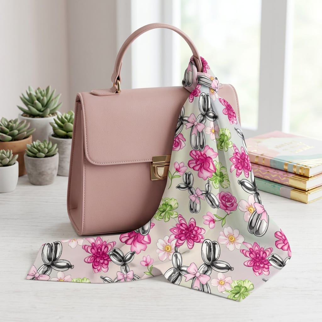 Petal Pop Silky Scarf