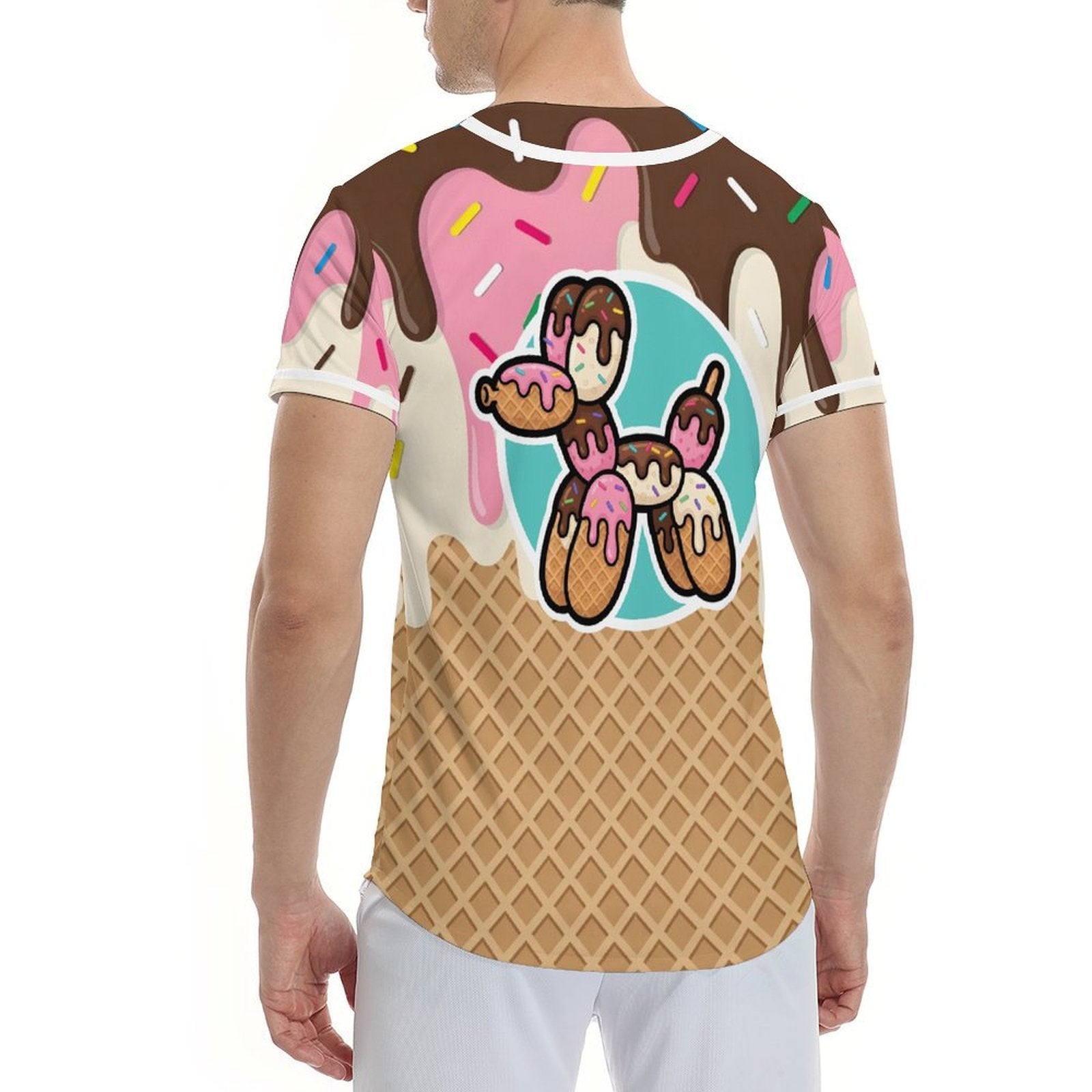 Drip Dog Men's Baseball Jersey