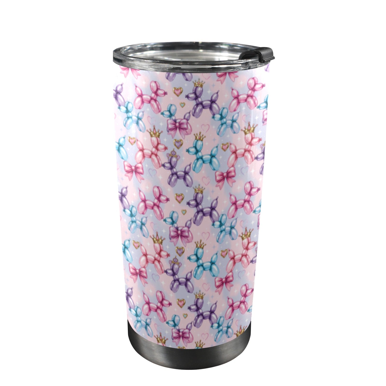 Perfectly Princess 20oz Stainless Steel Tumbler with Lid