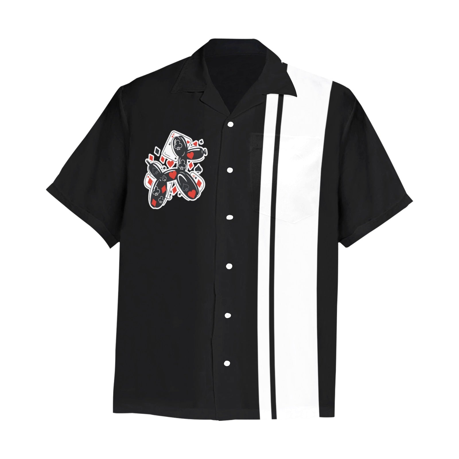 Balloon Magic Men's Hawaiian Shirt with Chest Pocket