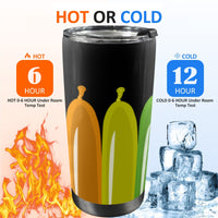Twisty Balloons 20oz Stainless Steel Tumbler with Lid