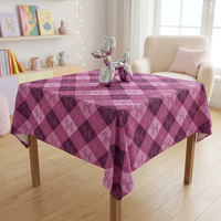 Argyle Afterparty Square Tablecloth 55" x 55"
