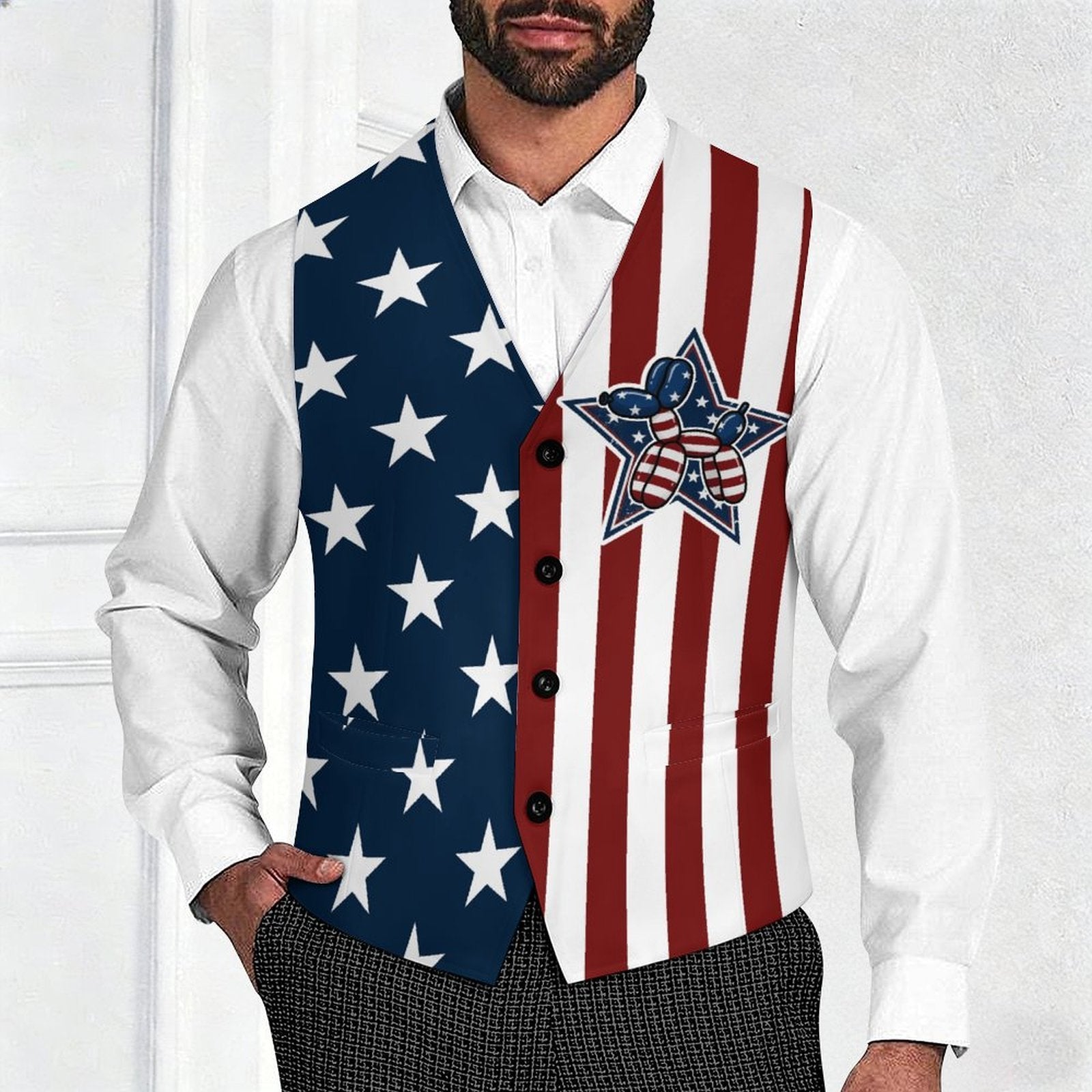 Patriotic Pups Men's Performance Vest