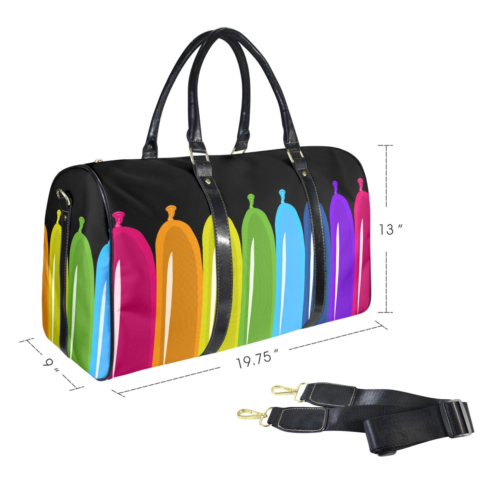 Twisty Balloons Large Travel Bag