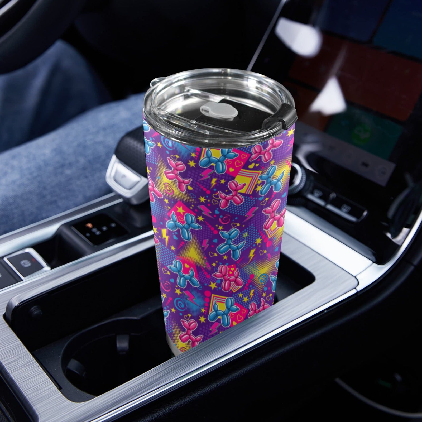 Electric Parade 20oz Stainless Steel Tumbler with Lid