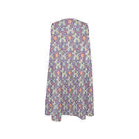 Garden Party Pup Women’s Flowy Sleeveless Dress with Pockets