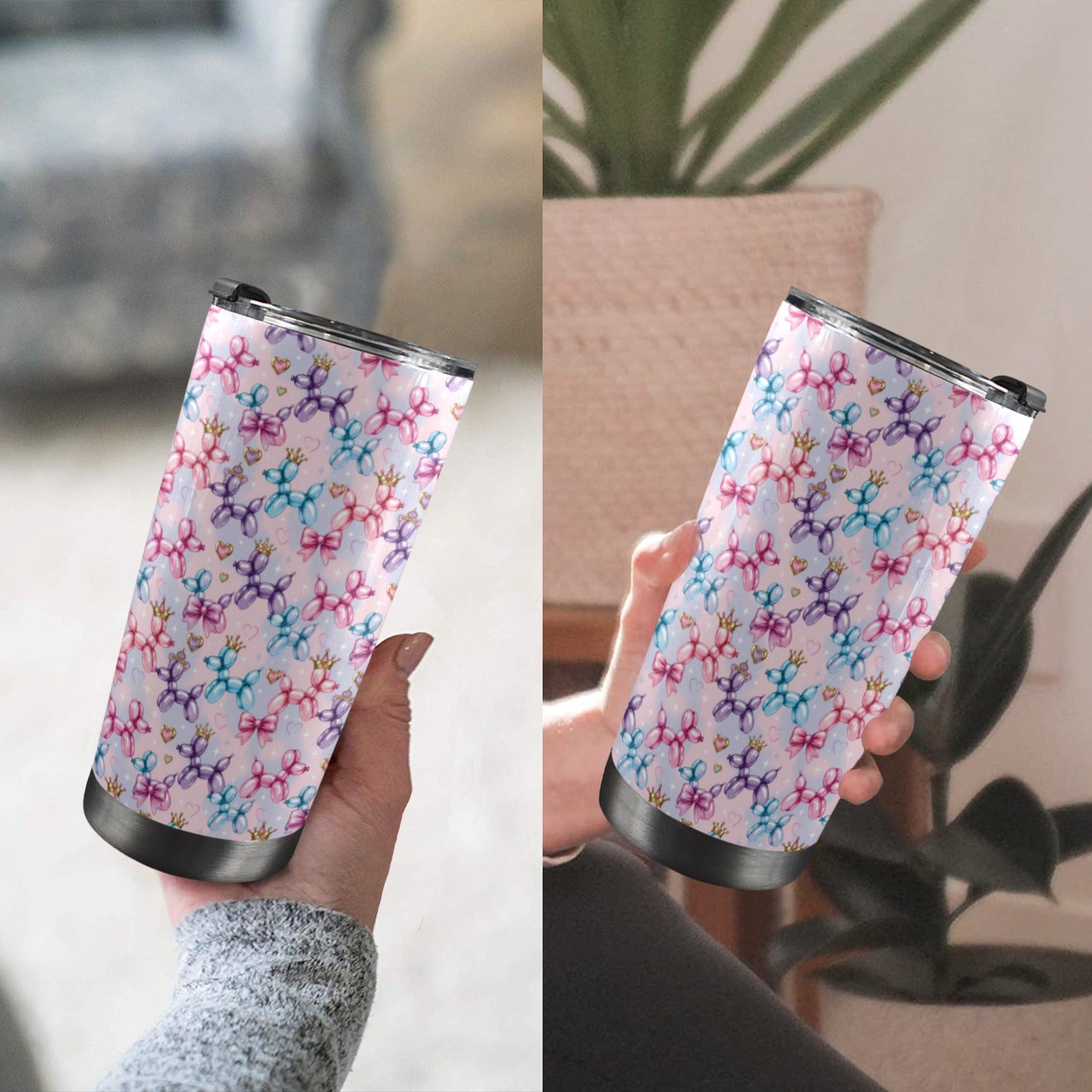 Perfectly Princess 20oz Stainless Steel Tumbler with Lid