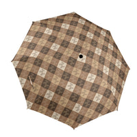 Argyle Afterparty Semi-Automatic Foldable Umbrella