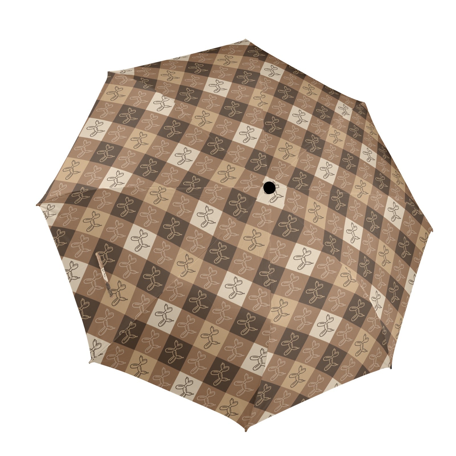 Argyle Afterparty Semi-Automatic Foldable Umbrella
