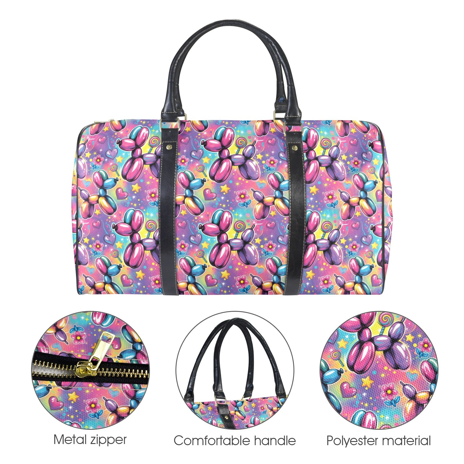 Sweet Dreams Dogs Large Travel Bag