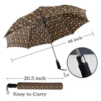 Decadent Dogs Semi-Automatic Foldable Umbrella