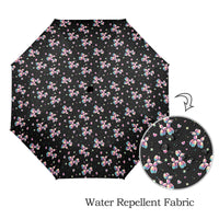 Retro Rainbow Semi-Automatic Foldable Umbrella