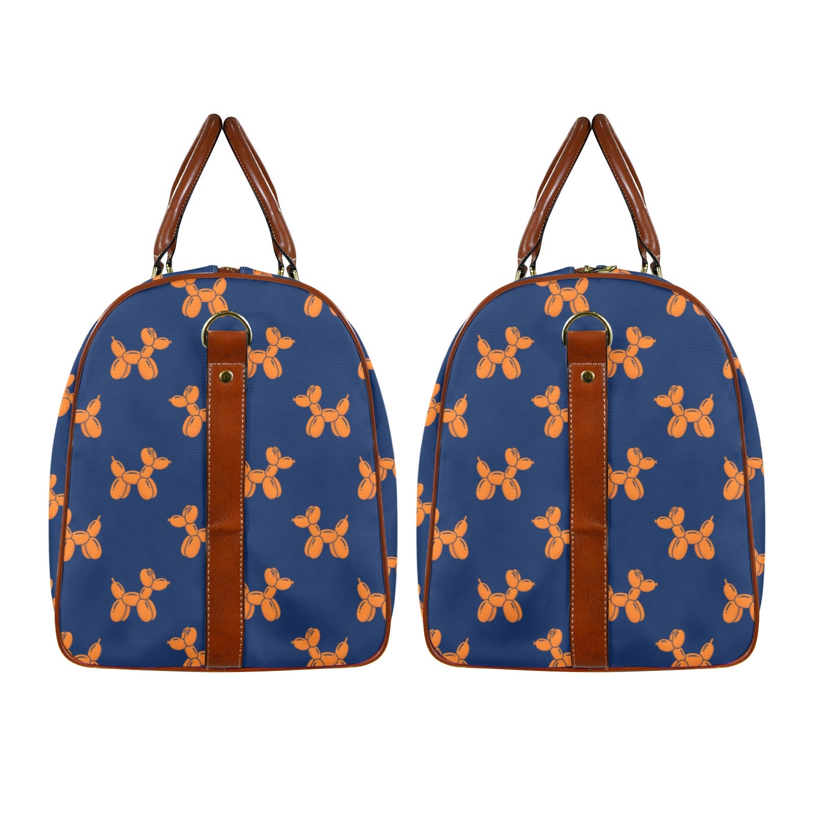 Balloon Dogs Large Travel Bag