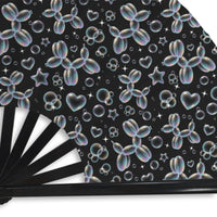 Bubble Balloon Dogs Folding Clack Fan