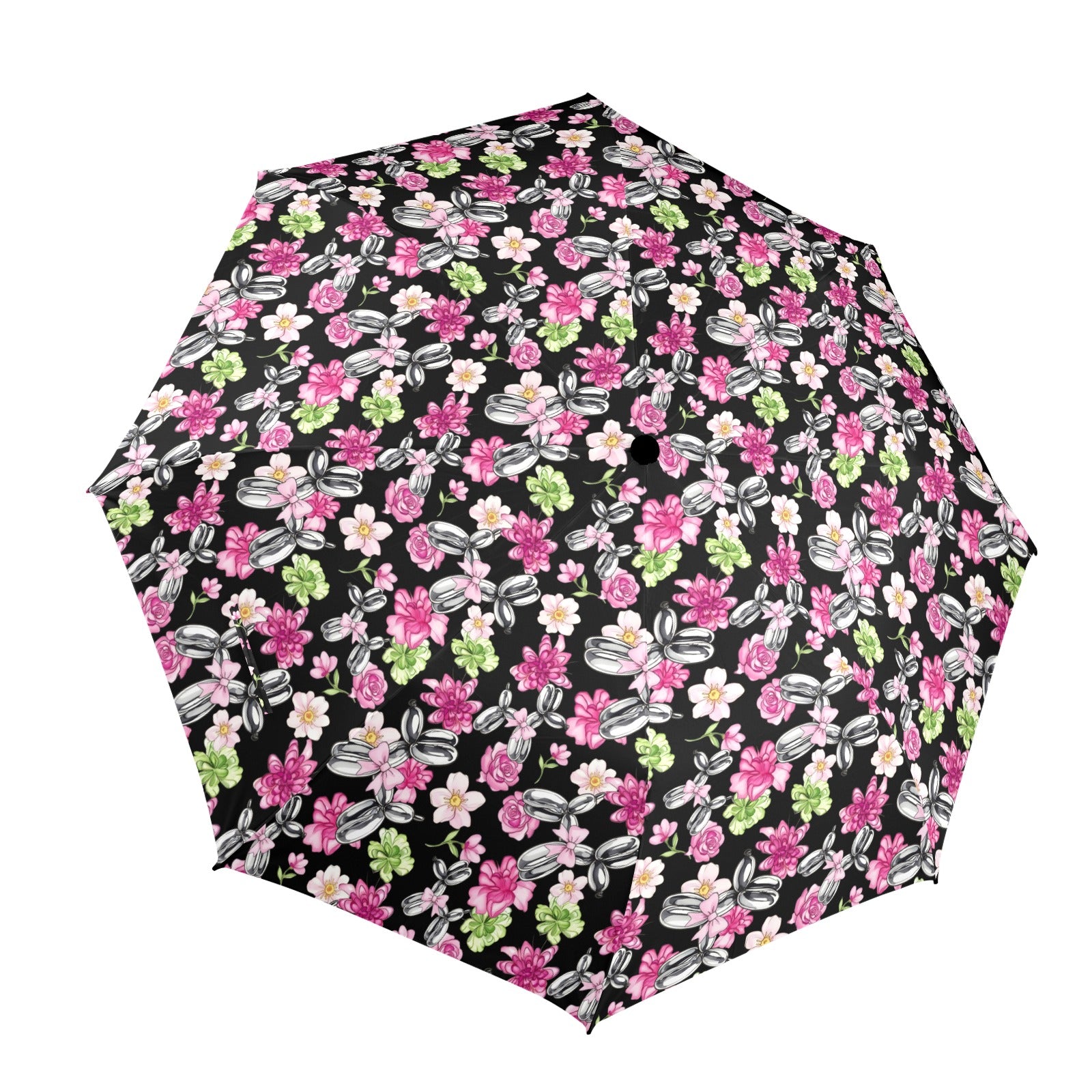 Petal Pop Semi-Automatic Foldable Umbrella