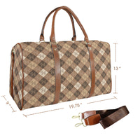 Argyle Afterparty Large Travel Bag
