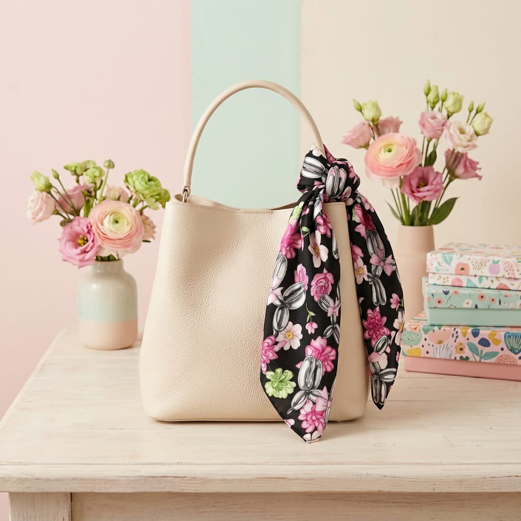 Petal Pop Silky Scarf