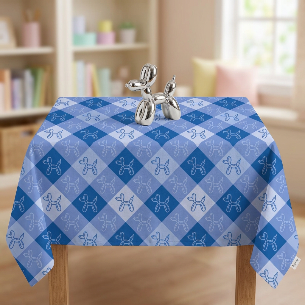Argyle Afterparty Square Tablecloth 55" x 55"