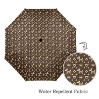 Decadent Dogs Semi-Automatic Foldable Umbrella
