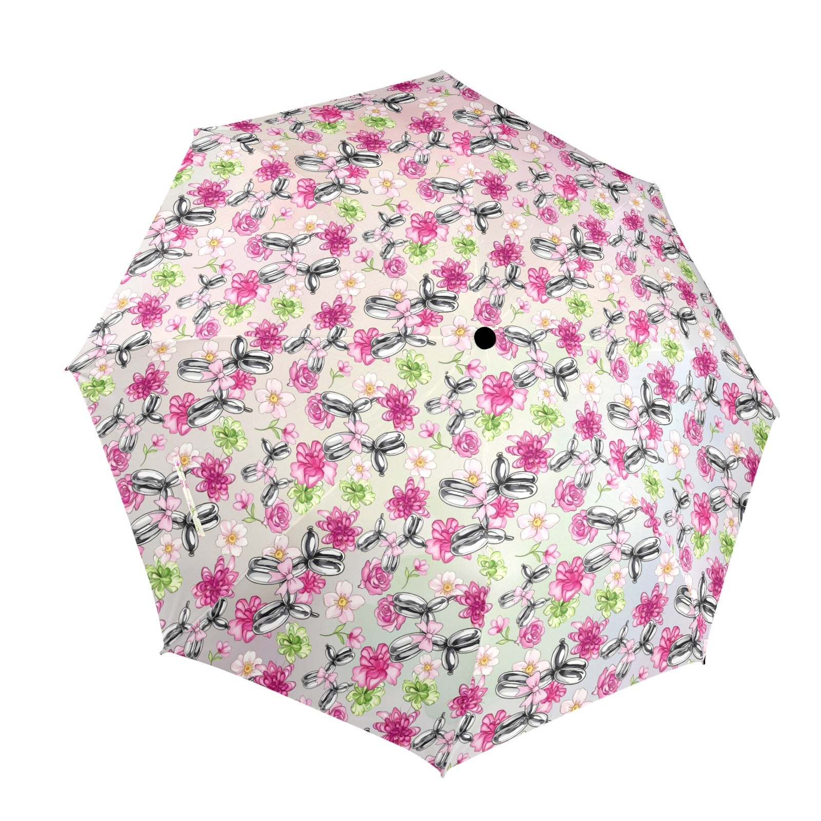 Petal Pop Semi-Automatic Foldable Umbrella