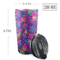 Electric Parade 20oz Stainless Steel Tumbler with Lid