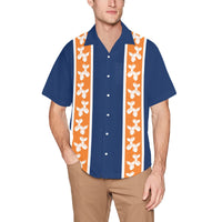 Balloon Dogs Men's Hawaiian Shirt with Chest Pocket