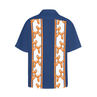 Balloon Dogs Men's Hawaiian Shirt with Chest Pocket