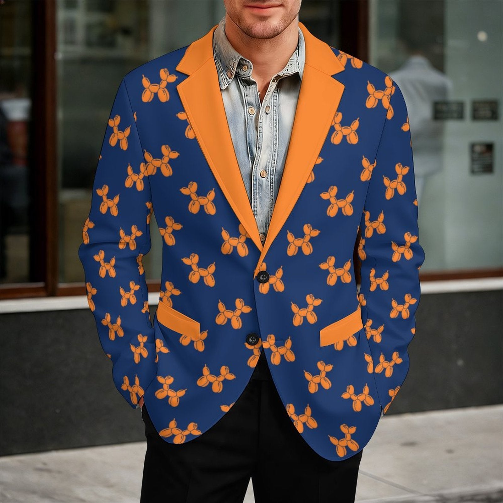 Balloon Dogs Men's Suit Jacket