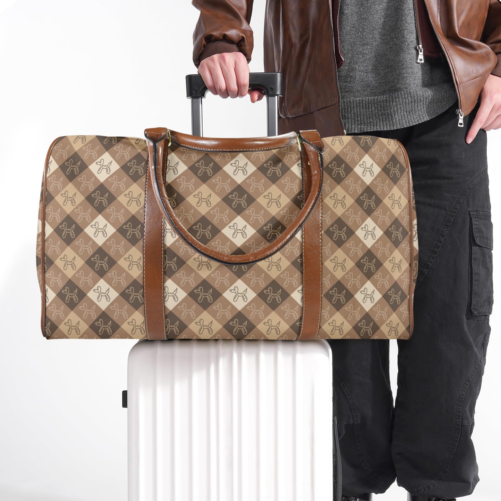 Argyle Afterparty Large Travel Bag