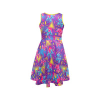 Electric Parade Women’s Fit & Flare Sleeveless Dress