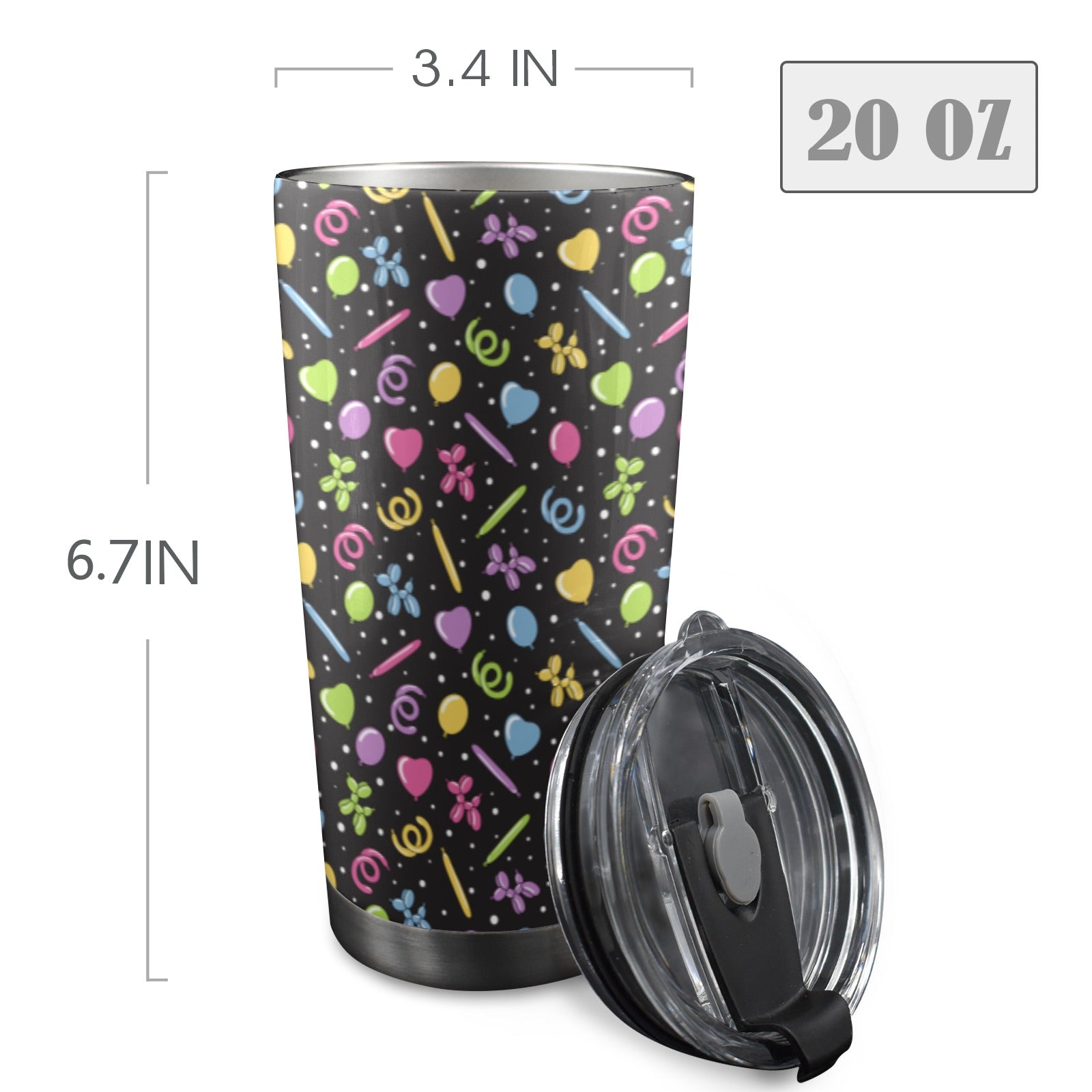 Twisterhood 20oz Stainless Steel Tumbler with Lid