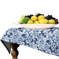 Porcelain Pups Square Tablecloth 55" x 55"