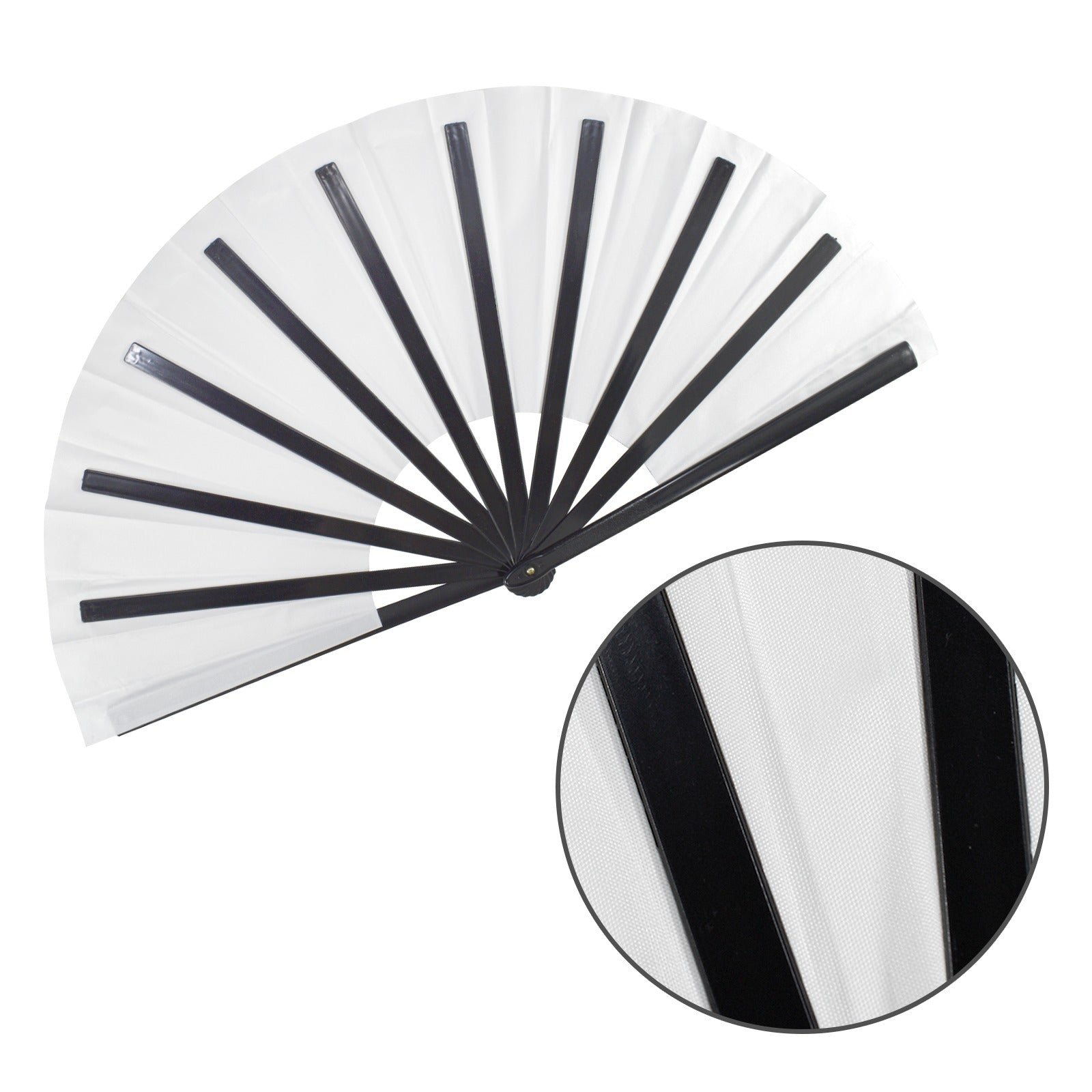 Retro Rainbow Folding Clack Fan