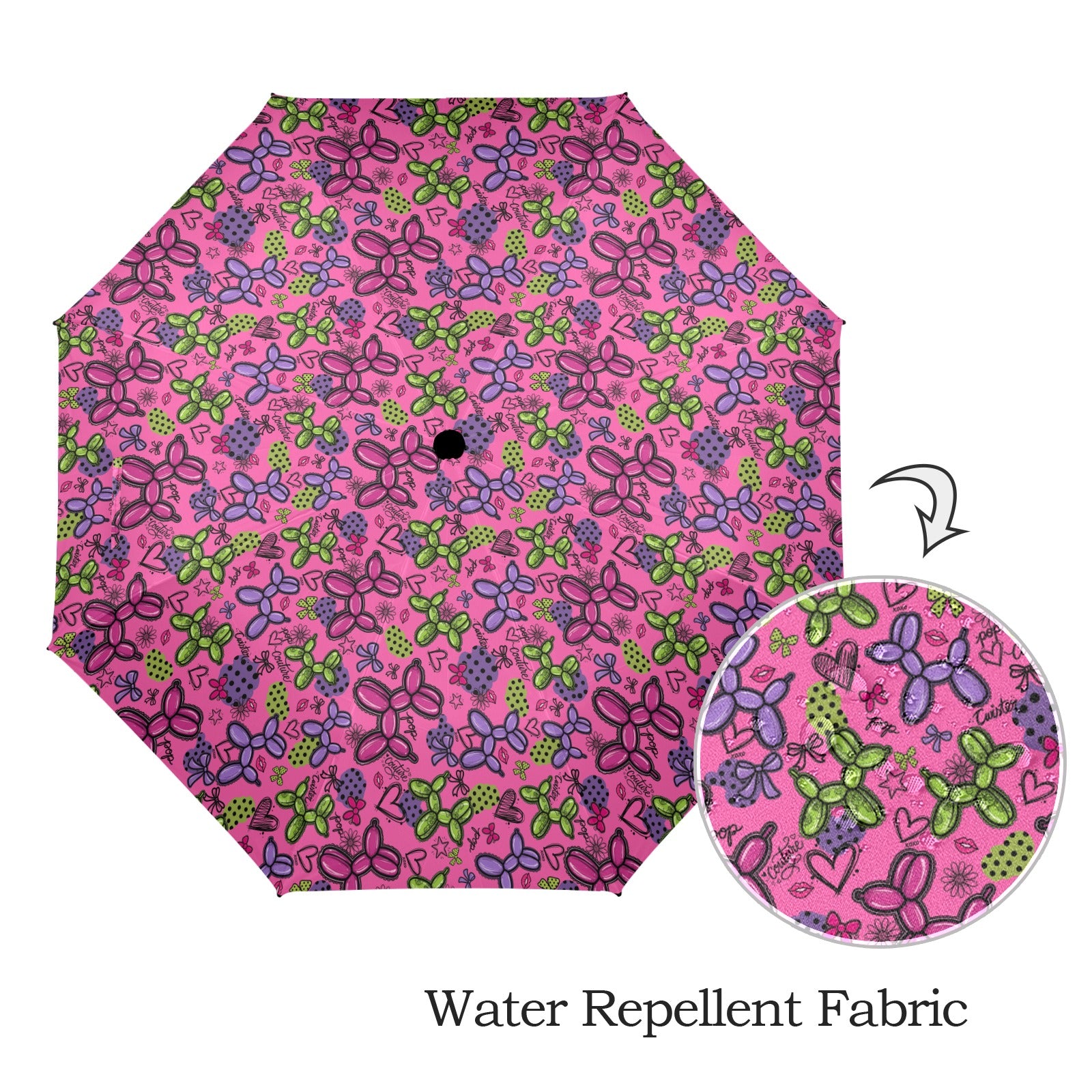 Pop Couture Semi-Automatic Foldable Umbrella