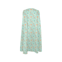 Garden Party Pup Women’s Flowy Sleeveless Dress with Pockets