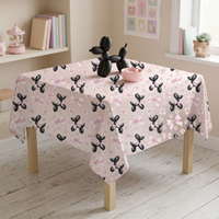 Bow Wow Square Tablecloth 55" x 55"