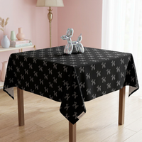 Classy Balloon Dogs Square Tablecloth 55" x 55"